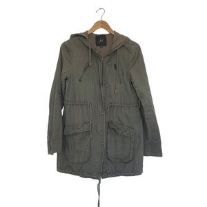 JACK Olive Utility Jacket with Hood